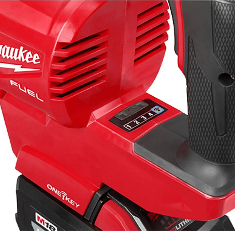 Chave de Impacto a Bateria 18V 2576NM Brushless Bolsa Carregador 2 Baterias 12AH 1" 220V Milwaukee 2868-22HD