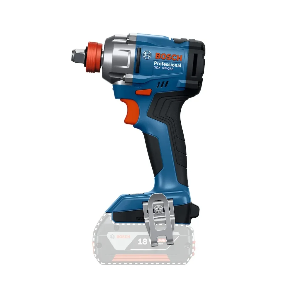 Chave de Impacto a Bateria 18V 285NM Brushless Sem Carregador e Bateria 1/4-1/2" Bosch GDX 18V-285