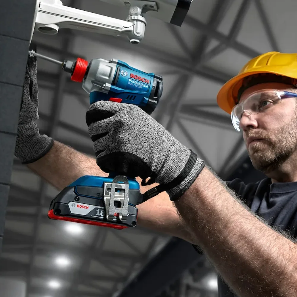 Chave de Impacto a Bateria 18V 285NM Brushless Sem Carregador e Bateria 1/4-1/2" Bosch GDX 18V-285