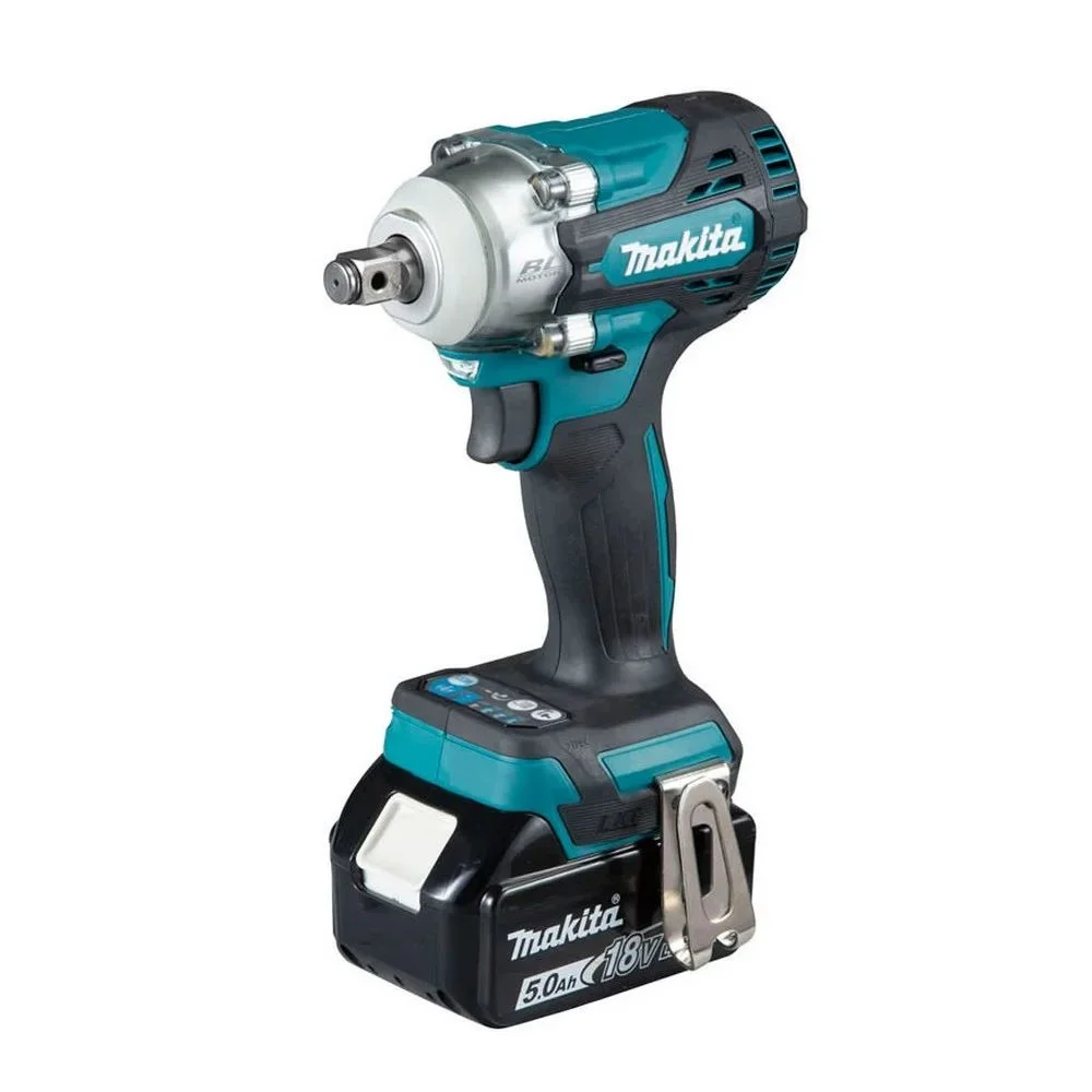 Chave de Impacto a Bateria 18V 330NM Brushless Maleta Carregador e 2 Baterias 5AH 1/2" Bivolt Makita DTW300RTJ