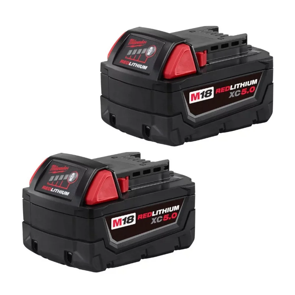 Chave de Impacto a Bateria 18V 339NM Brushless Maleta Carregador 2 Baterias 5AH 1/2" 220V Milwaukee 2855-259