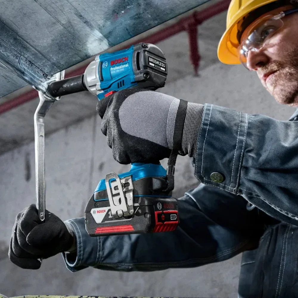 Chave de Impacto a Bateria 18V 350NM Brushless Sem Carregador e Bateria 1/2" Bosch GDS 18V-350