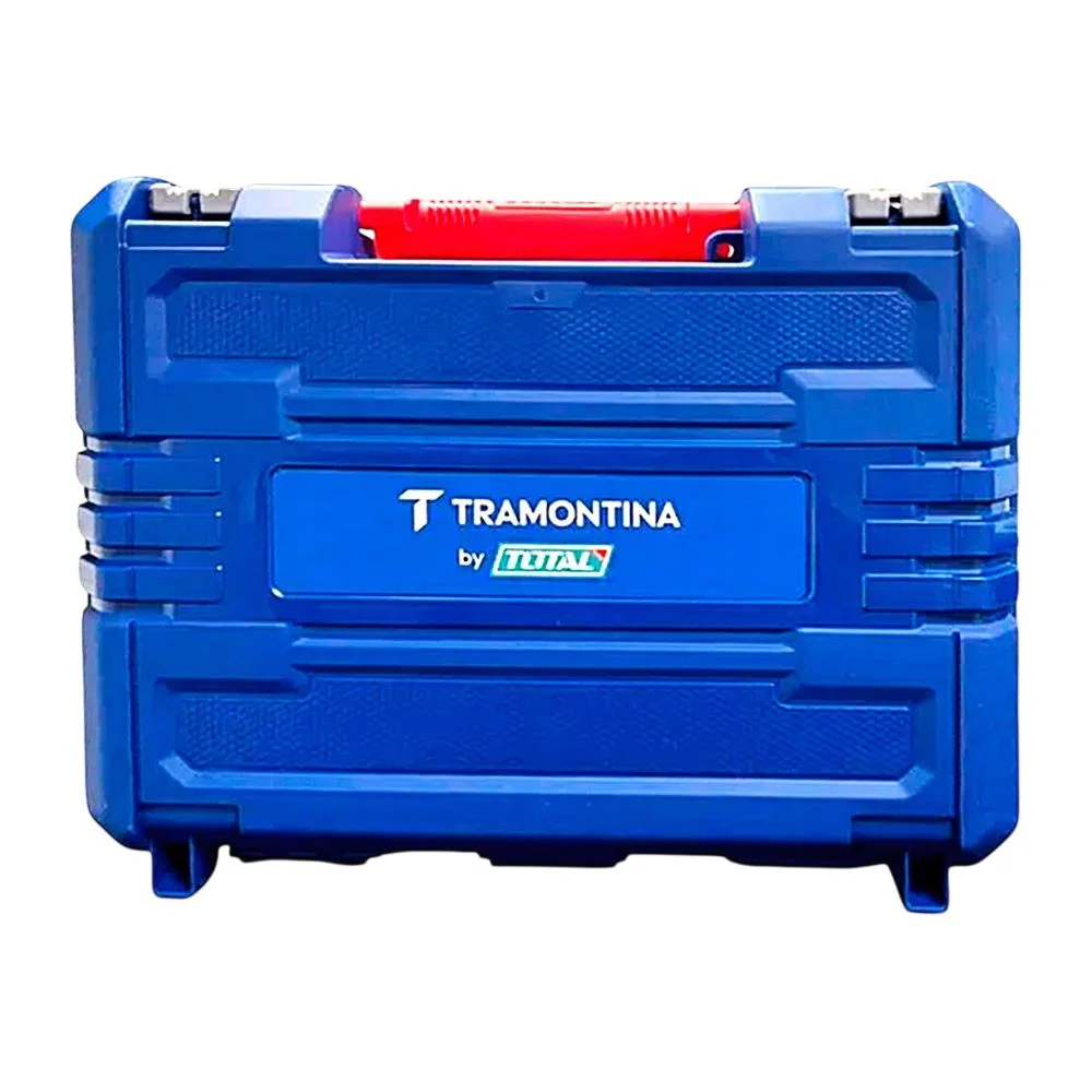 Chave de Impacto a Bateria 20V 1350NM Brushless Maleta Carregador e 2 Baterias 4A 3/4" Bivolt Tramontina by Total 42303/913