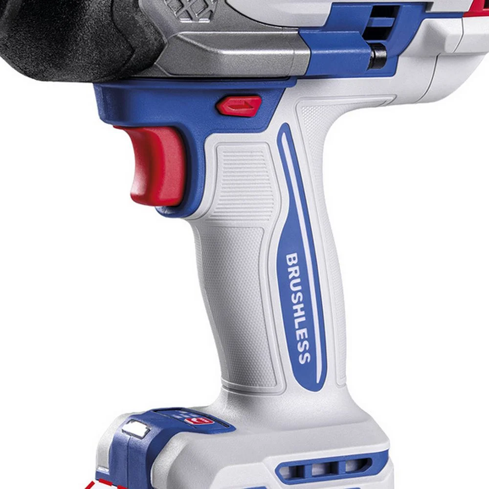 Chave de Impacto a Bateria 20V 1350NM Brushless Maleta Carregador e 2 Baterias 4A 3/4" Bivolt Tramontina Tota 42303/913
