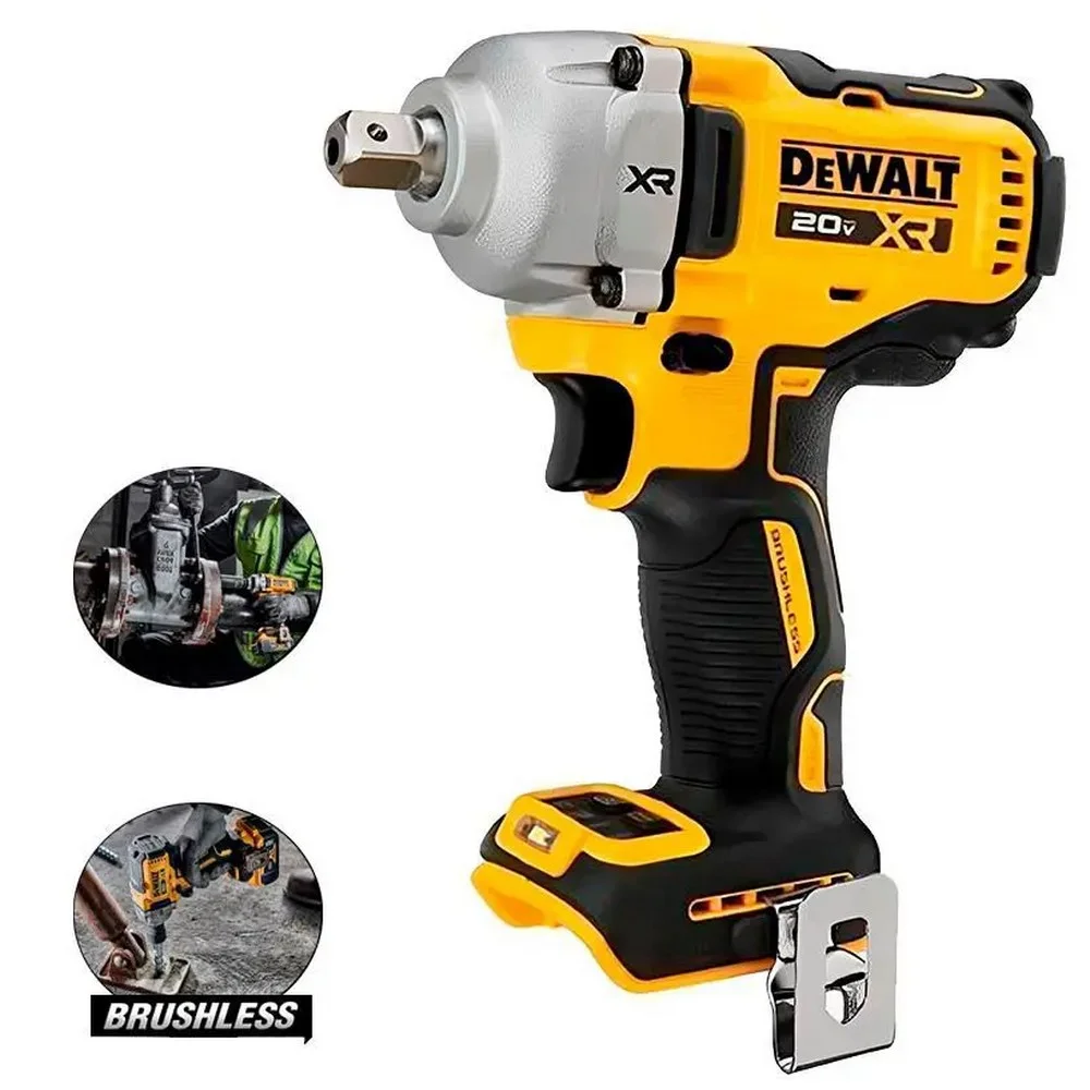 Chave de Impacto a Bateria 20V Max 812NM Brushless Sem Carregador e Bateria 1/2" Dewalt DCF892B-B3