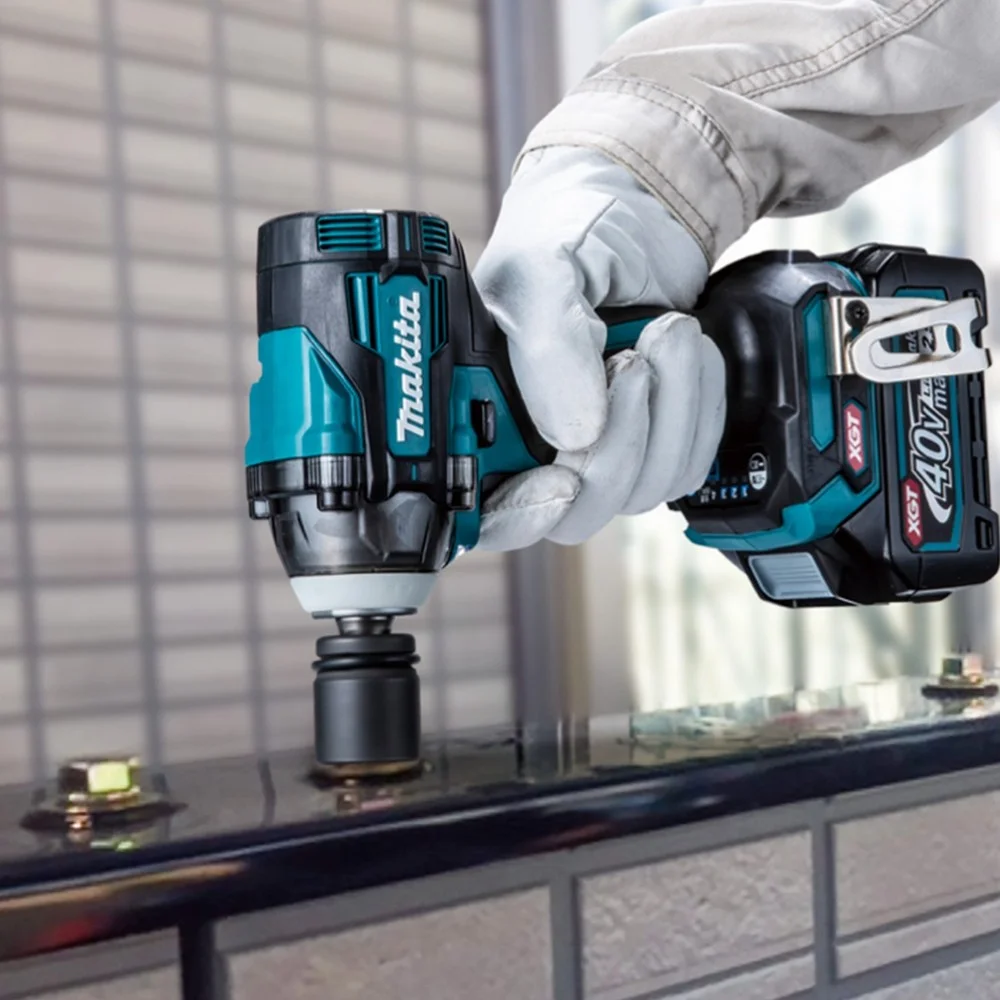 Chave de Impacto a Bateria 40V 350NM Brushless Sem Carregador e Bateria 1/2" Makita TW004GZ