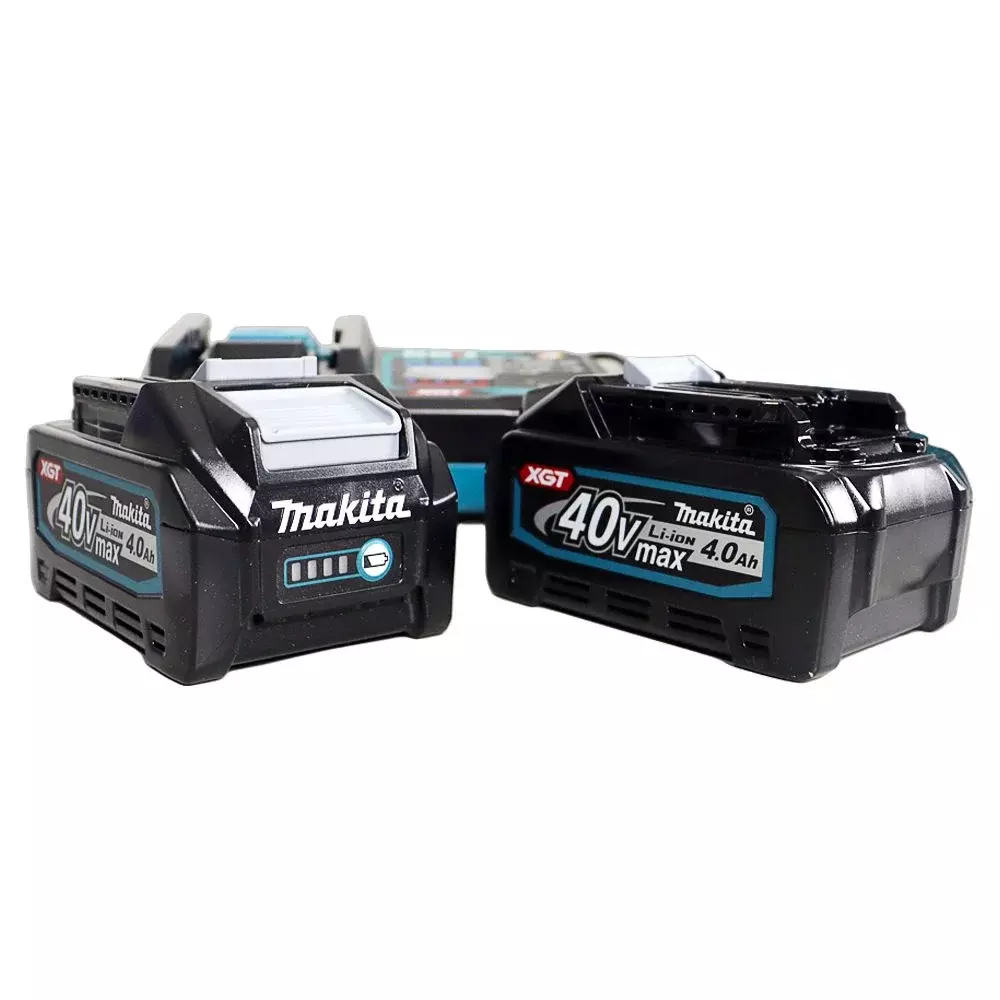 Chave de Impacto a Bateria 40V 760NM Brushless Maleta Carregador e 2 Baterias 4AH 1/2" Bivolt Makita TW007GM201