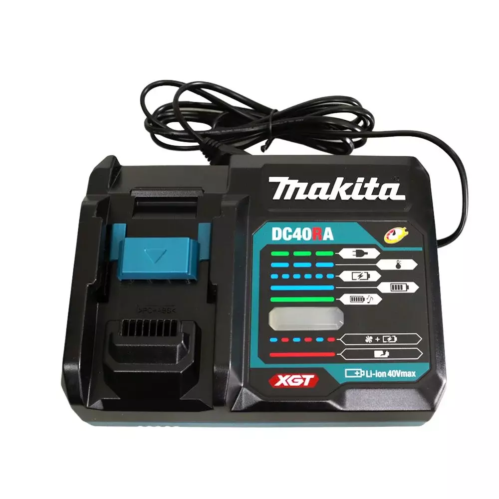 Chave de Impacto a Bateria 40V 760NM Brushless Maleta Carregador e 2 Baterias 4AH 1/2" Bivolt Makita TW007GM201
