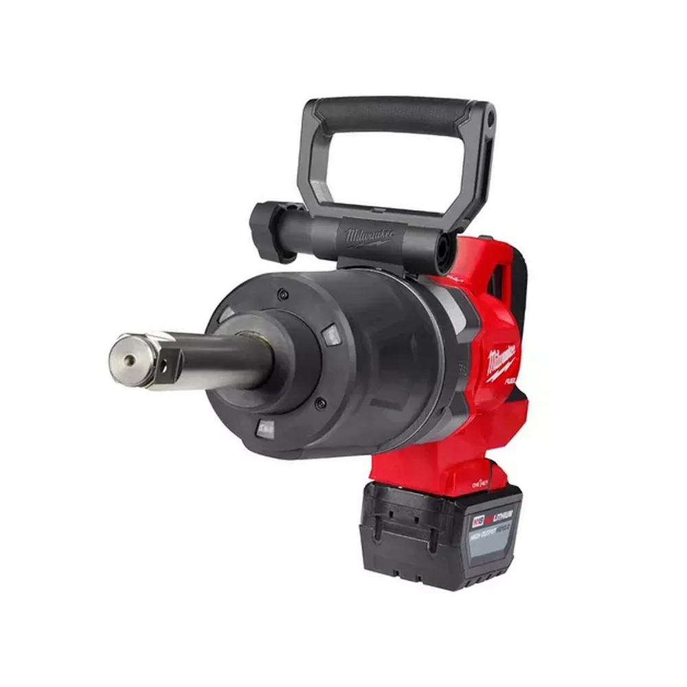 Chave de Impacto Longa a Bateria 18V 2576NM Brushless Bolsa Carregador 2 Baterias 12AH 1" 220V Milwaukee 2869-22HD