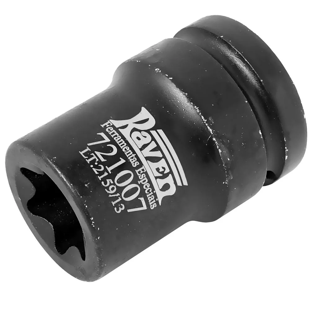 Chave E-Torx para Parafuso do Mancal Motor Scania Serie 4 Encaixe 3/4" E28 Raven 721007