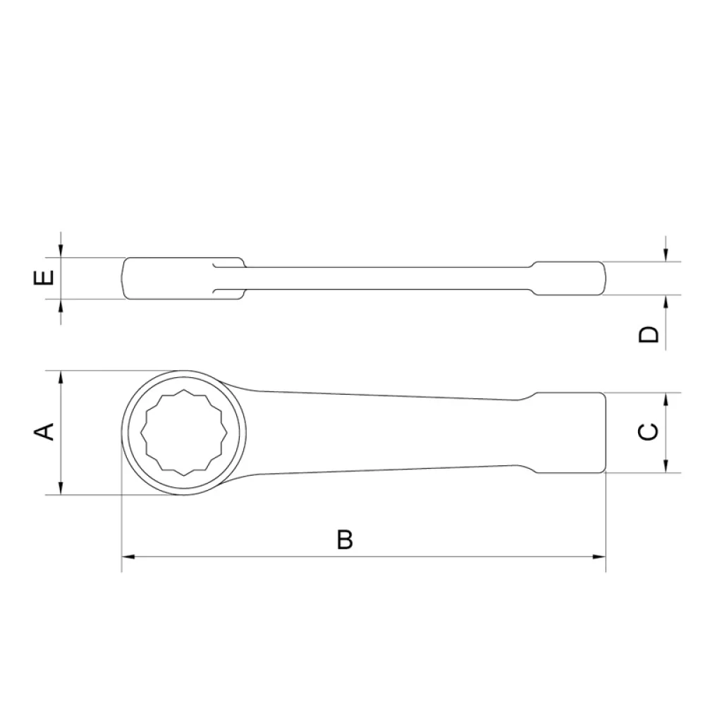 Chave Estria de Bater 24MM Tramontina Pro 44632/024