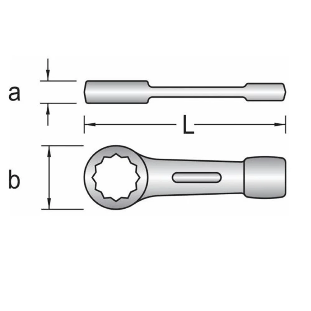 Chave Estria de Bater 22MM Gedore 306