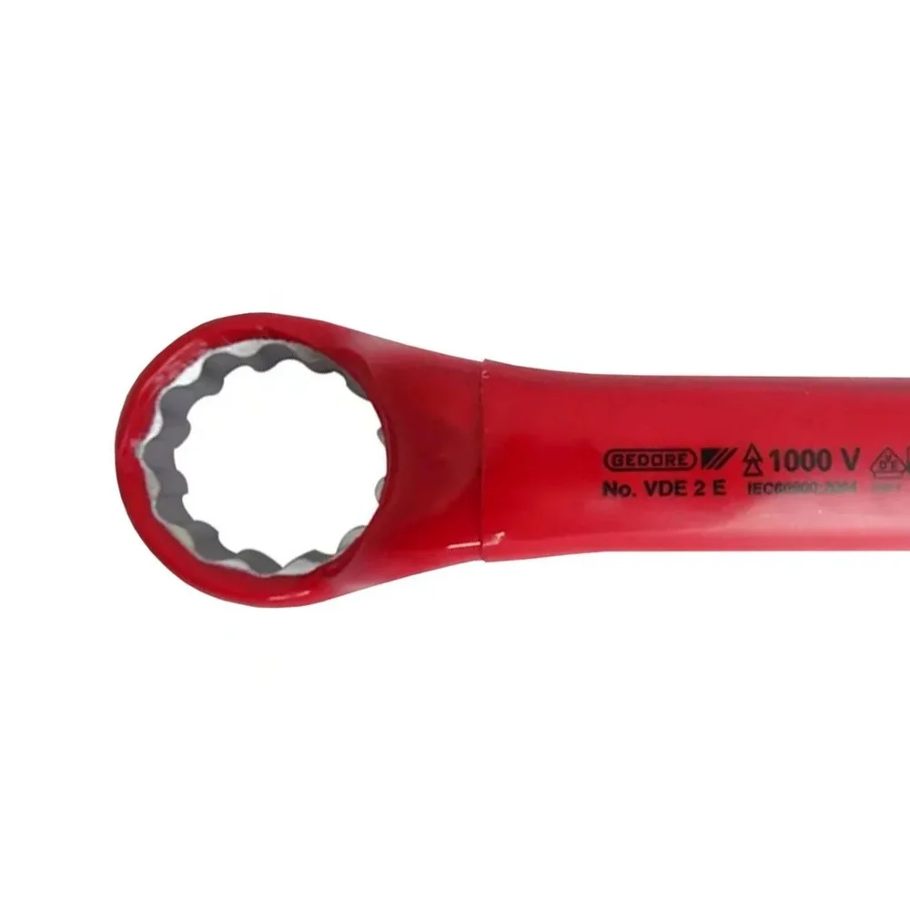 Chave Estria Isolada 1000V VDE EN/IEC60900 NR10 Duplo Isolamento CRV 14MM Gedore VDE2E