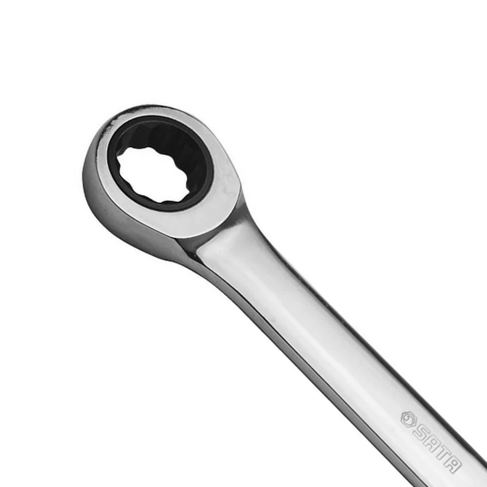 Chave Estria Plana Catraca CRV 12X13MM Sata ST46203ST