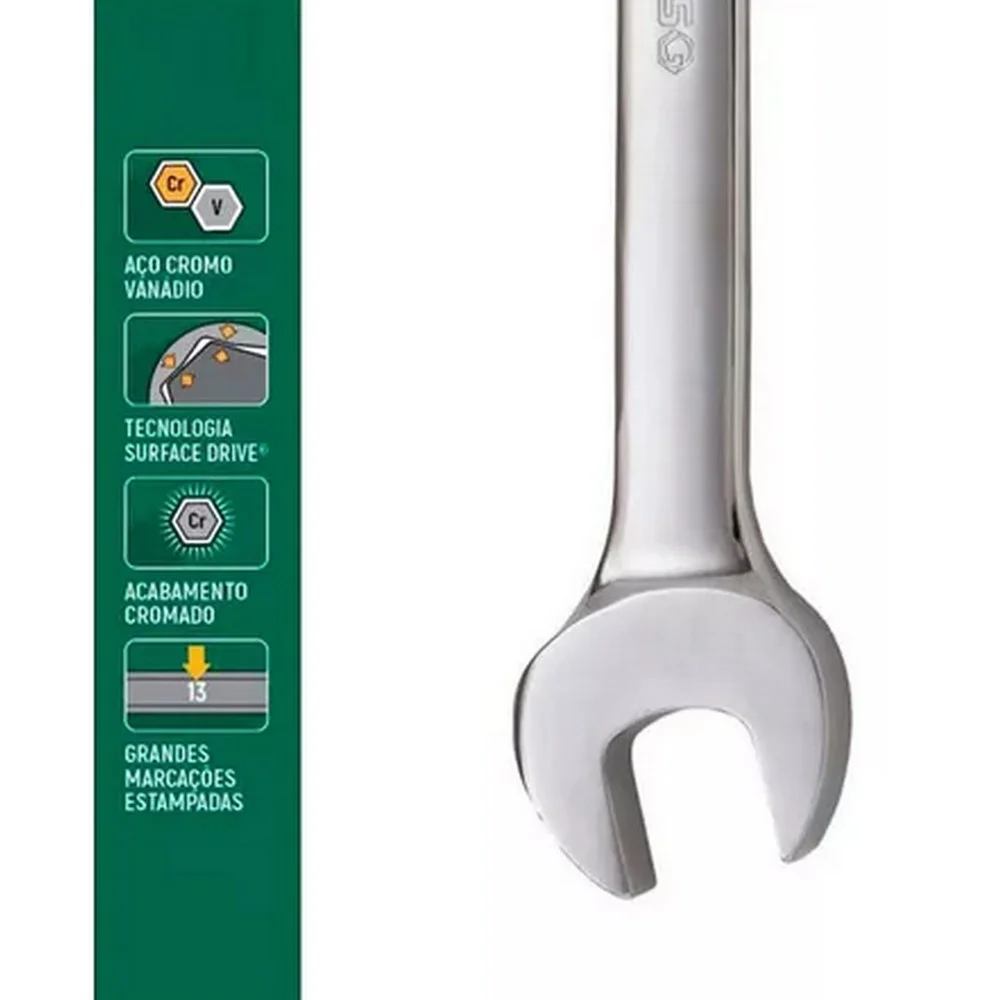 Chave Fixa CRV 27X30MM Sata ST41220SC