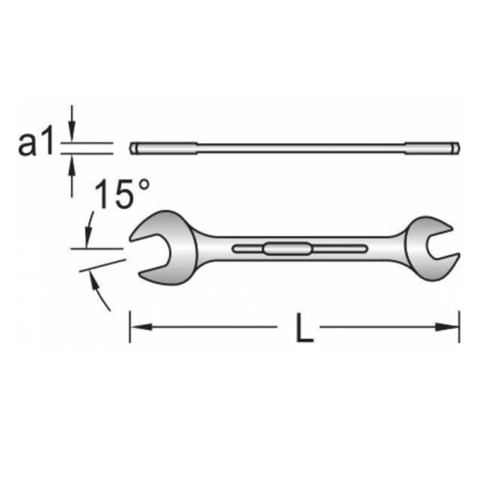 Chave Fixa CRV 34X36MM Gedore 6E