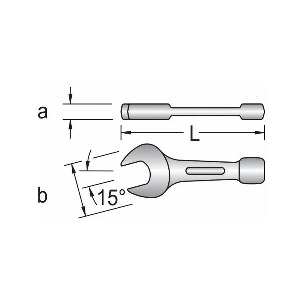 Chave Fixa de Bater CRV 34MM Gedore 133