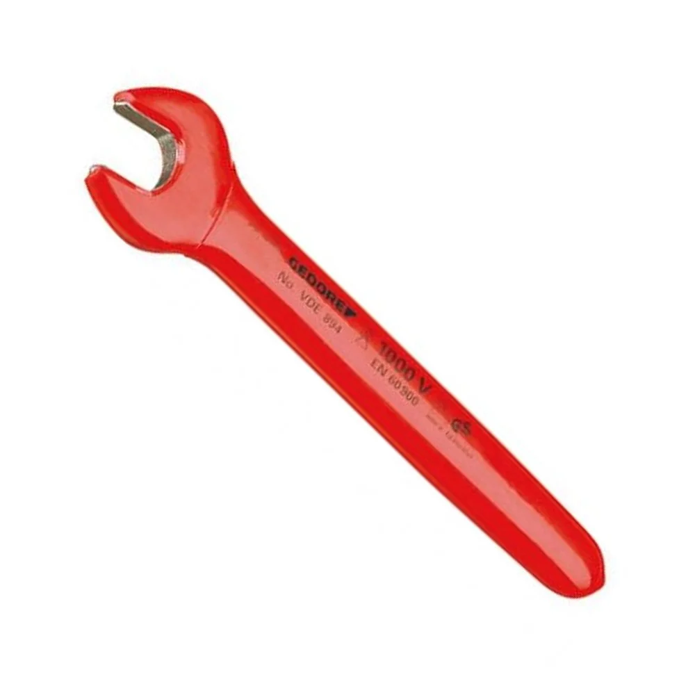 Chave Fixa Isolada 1000V VDE EN/IEC60900 NR10 Duplo Isolamento CRV 15MM Gedore VDE894