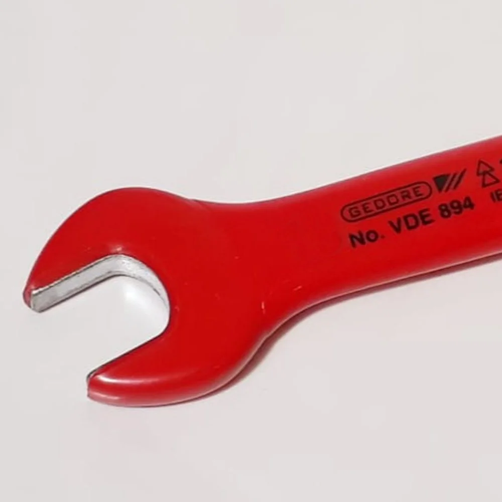 Chave Fixa Isolada 1000V VDE EN/IEC60900 NR10 Duplo Isolamento CRV 15MM Gedore VDE894