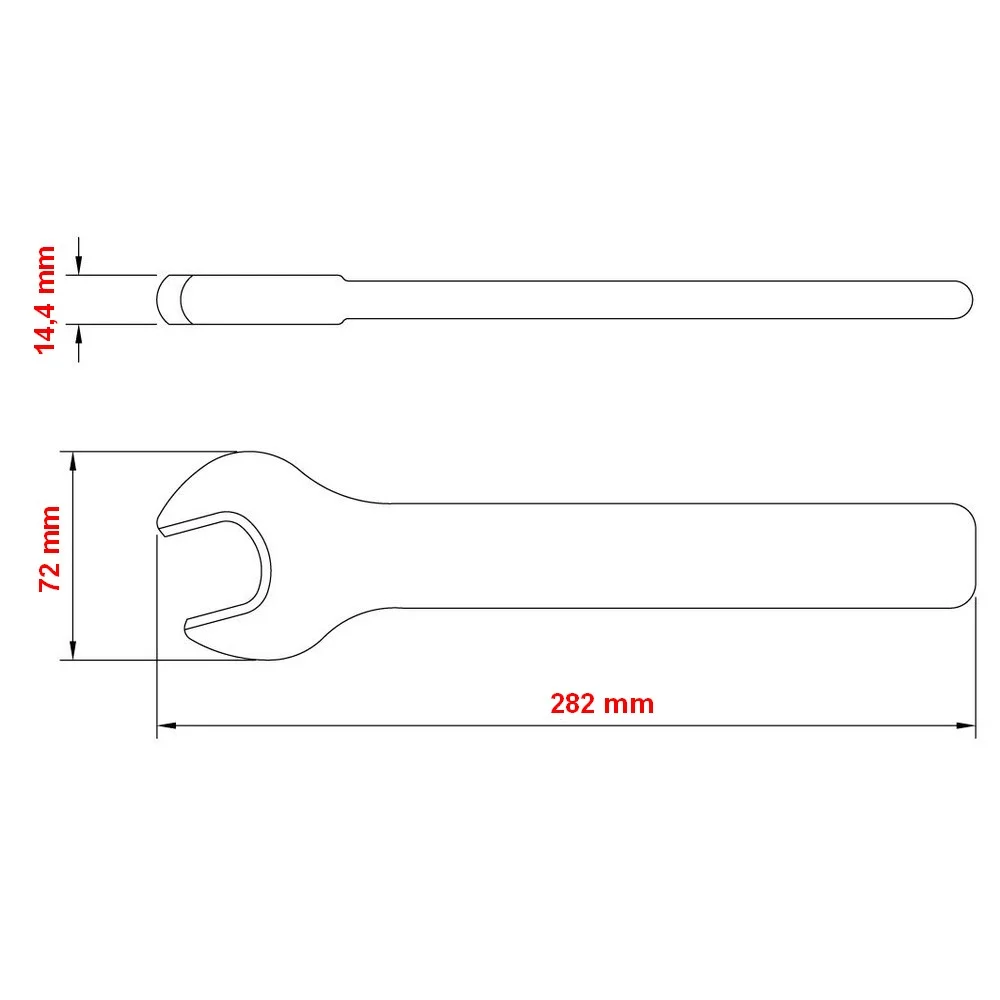 Chave Fixa Isolada 1000V IEC60900 NR10 CRV 32MM Tramontina Pro 44320/032