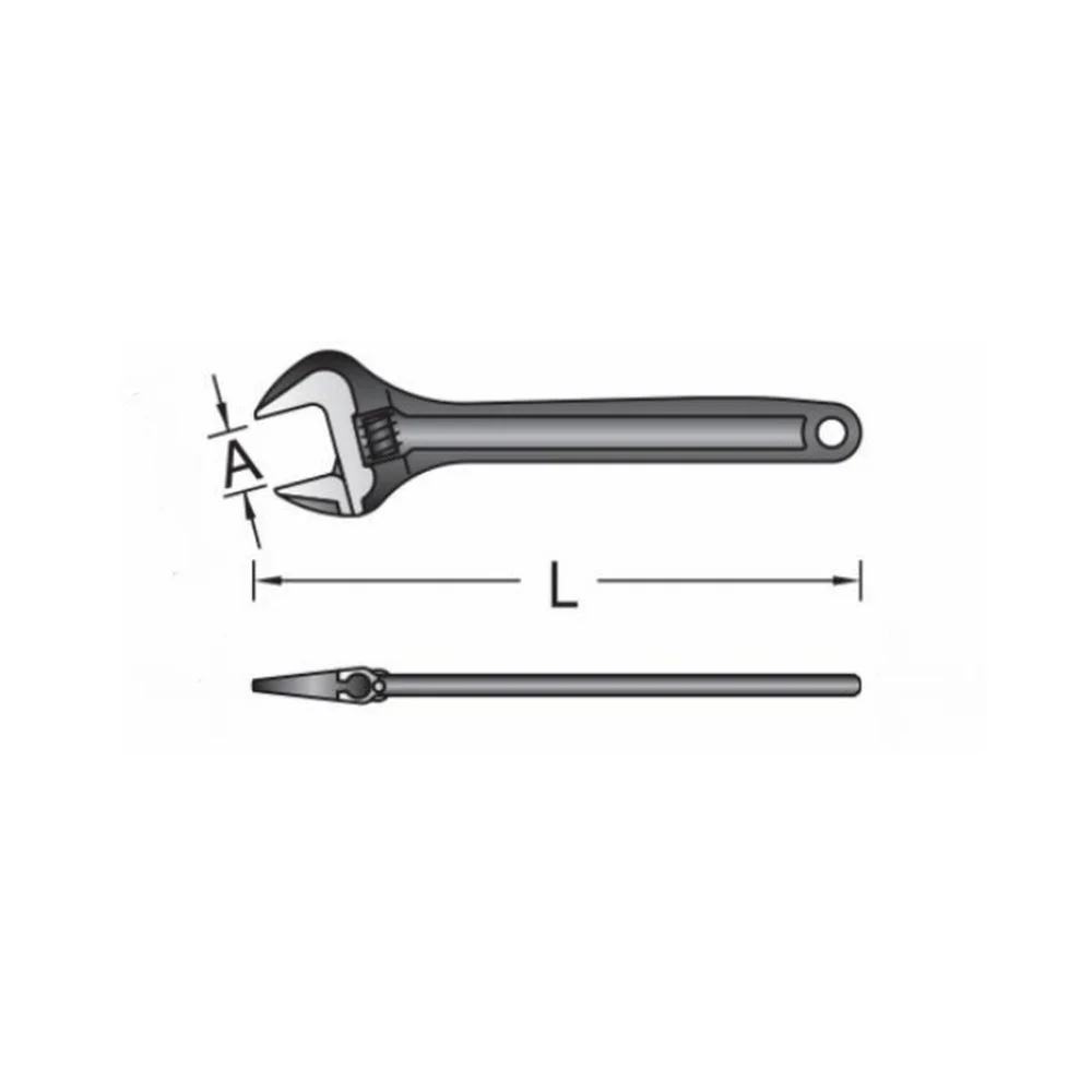 Chave Inglesa Oxidada Abertura 55MM CRV 18" Gedore 191G18
