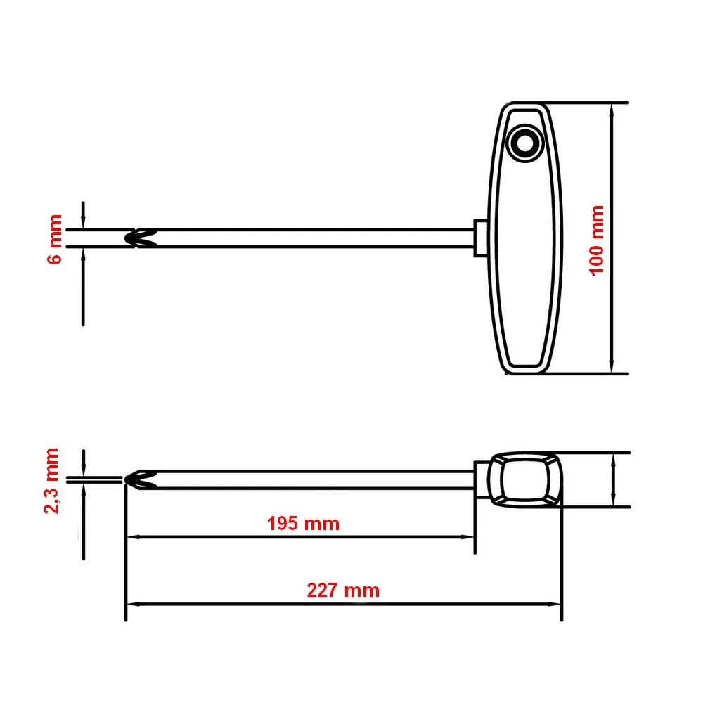 Chave Phillips com Cabo T NR2 CRV 1/4X7" Tramontina Pro 44359/130