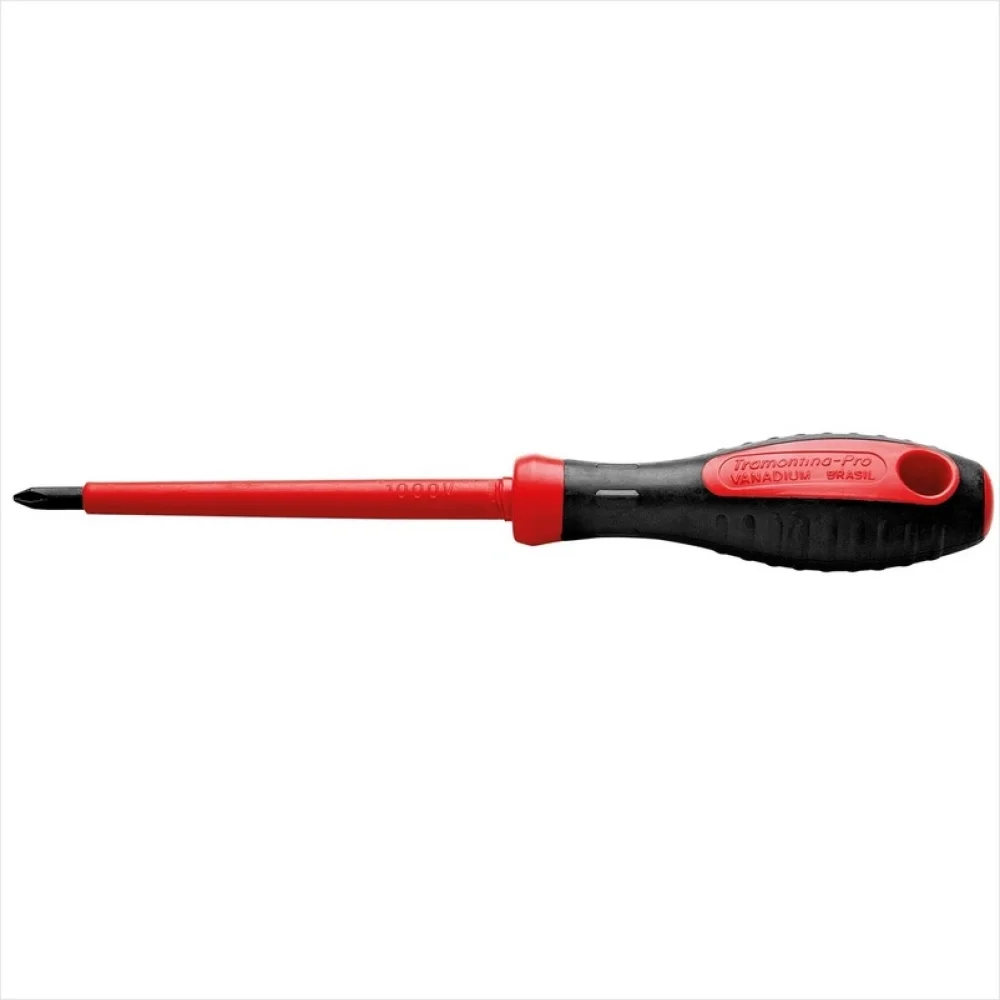 Chave Phillips Haste Isolada 1000V N1 IEC60900 NR10 Cabo com Duplo Isolamento 3/16X4" Tramontina Pro 44316/021