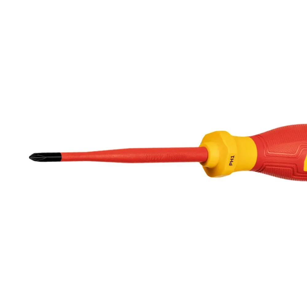 Chave Phillips Haste Isolada 1000V VDE EN/IEC60900 CRV N1X100MM Bosch 1600A02NB8