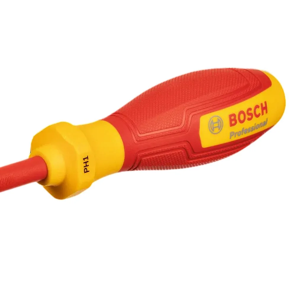 Chave Phillips Haste Isolada 1000V VDE EN/IEC60900 CRV N2X125MM Bosch 1600A02NB9