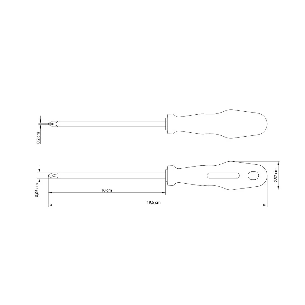 Chave Phillips N1 3/16X4" Tramontina 41505/021