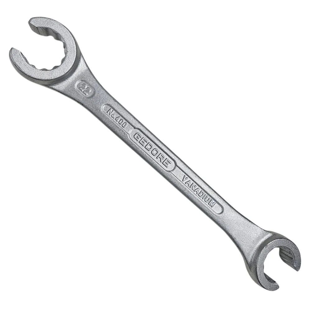 Chave Poligonal Aberta Estriada CRV 19X22MM Gedore 400