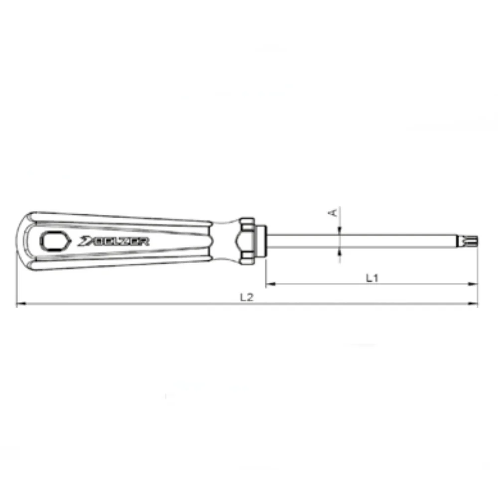 Chave Torx com Cabo CRV T25-4,43MM Belzer 231125BN