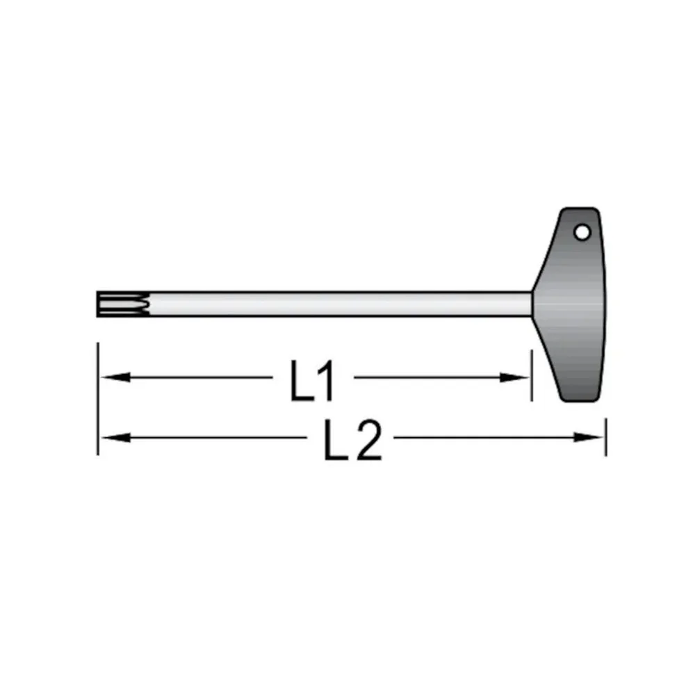 Chave Torx com Cabo T CRV T27-4,99MM Gedore 42TX