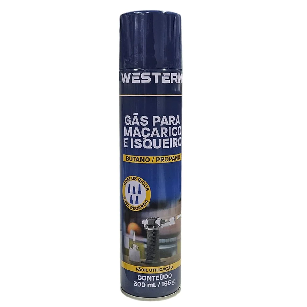 Cilindro de Gas Descartavel Para Macarico e Isqueiro 165G Western GI-6000