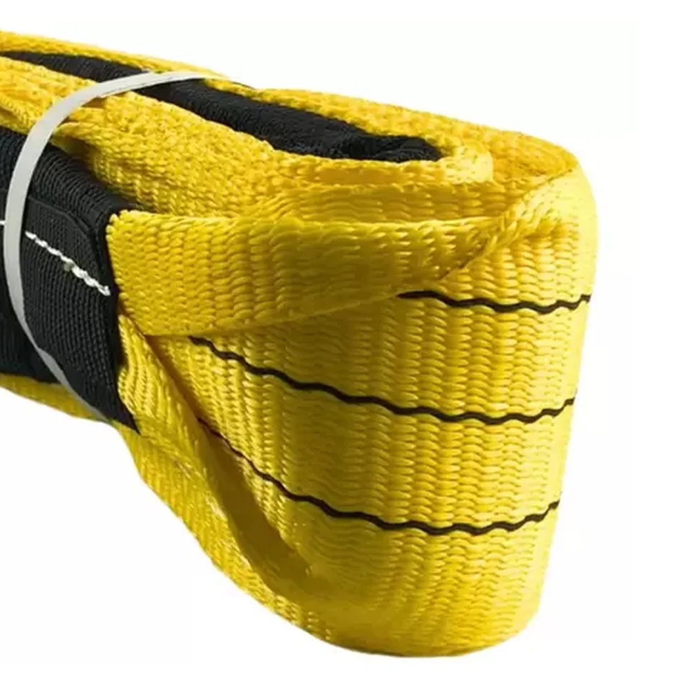 Cinta de Poliester Sling Amarela Fator Seguranca 7:1 3TX3M Fita Cabo 90DB