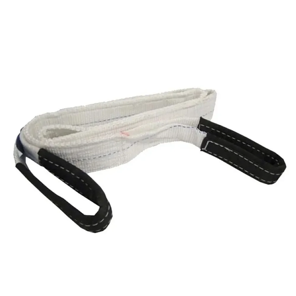 Cinta de Poliester Sling Branca Fator Seguranca 5:1 3TX3M Fita Cabo 75DB
