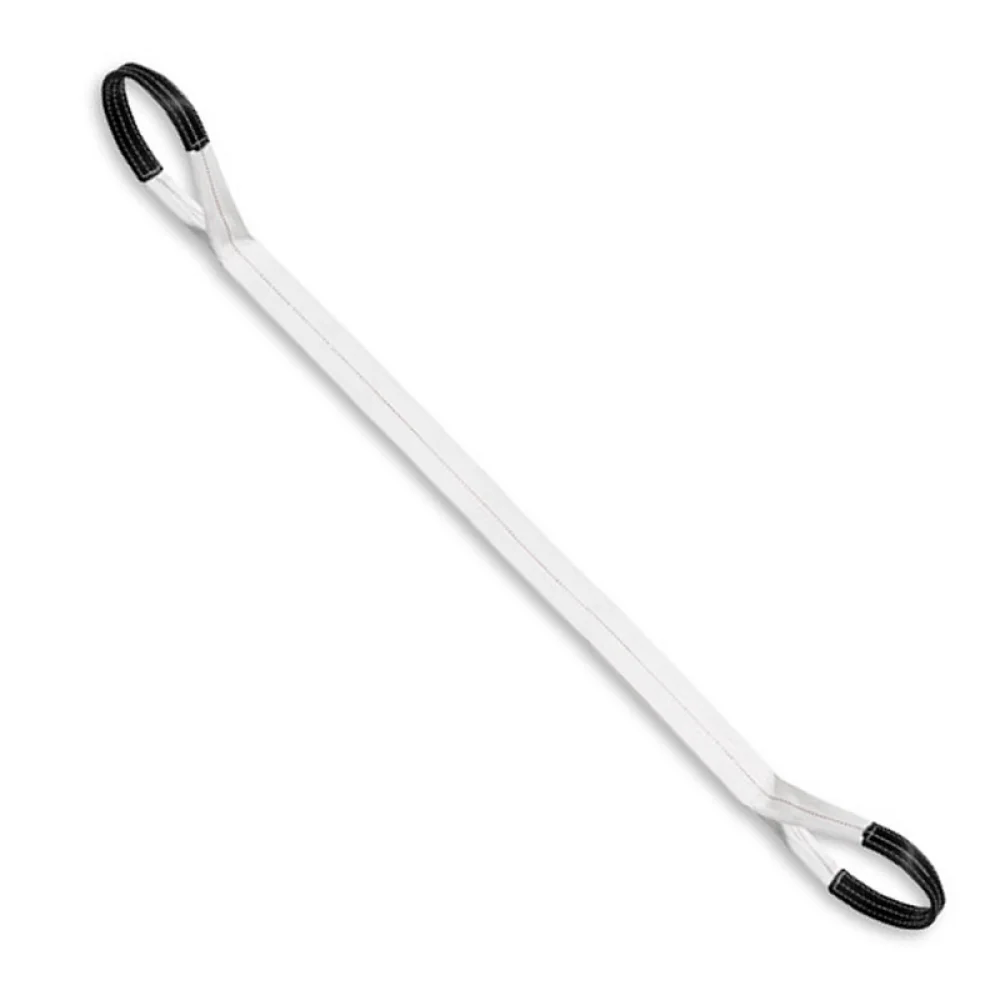 Cinta de Poliester Sling Branca Fator Seguranca 5:1 4TX5M Fita Cabo 100DB