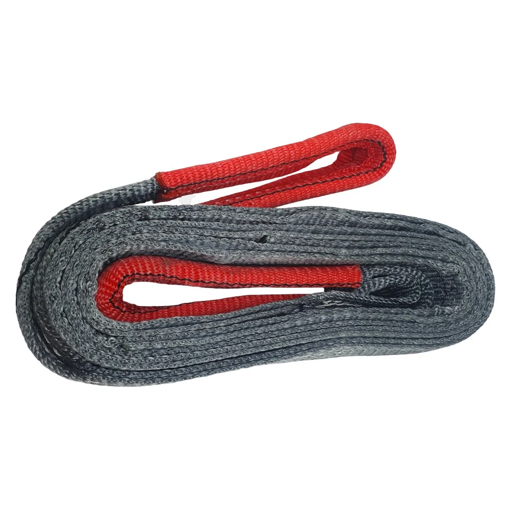 Cinta de Poliester Sling Cinza Fator Seguranca 7:1 4TX3M Fita Cabo 120DB