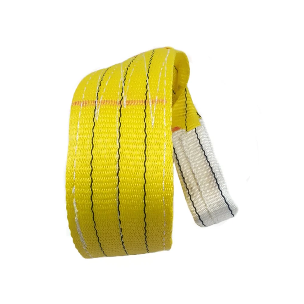 Cinta de Poliester Sling Dupla Amarela 3TX6M Fita Cabo 90DB