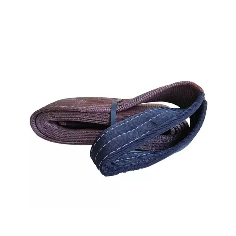 Cinta de Poliester Sling Marrom Fator Seguranca 7:1 6TX4M Fita Cabo 180DB