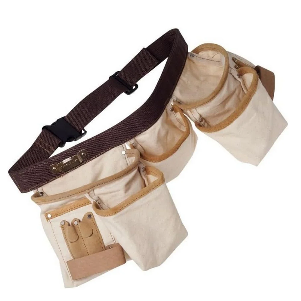 Cinturao Porta Ferramentas com 10 Bolsos Em Lona Irwin IW14086
