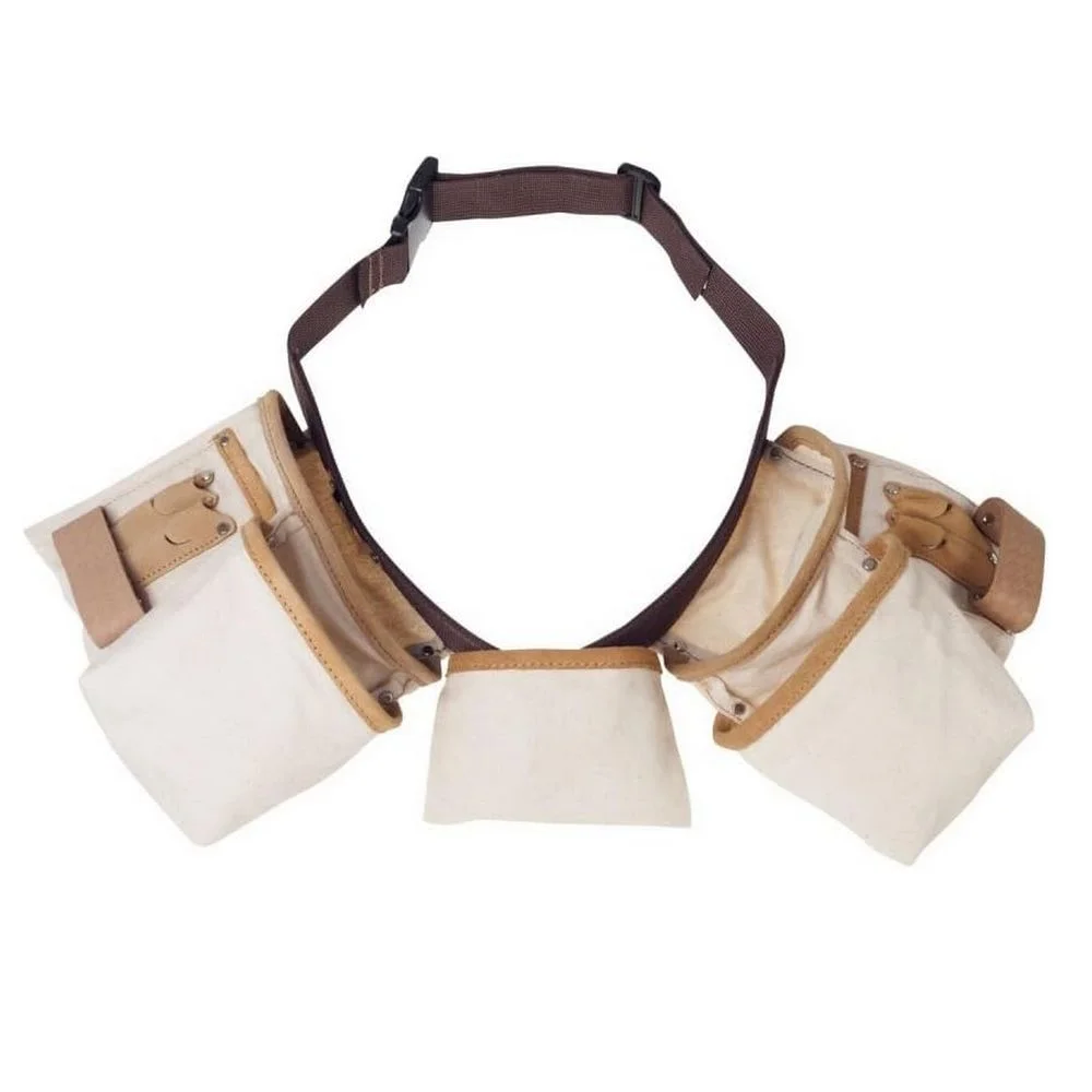 Cinturao Porta Ferramentas com 10 Bolsos Em Lona Irwin IW14086