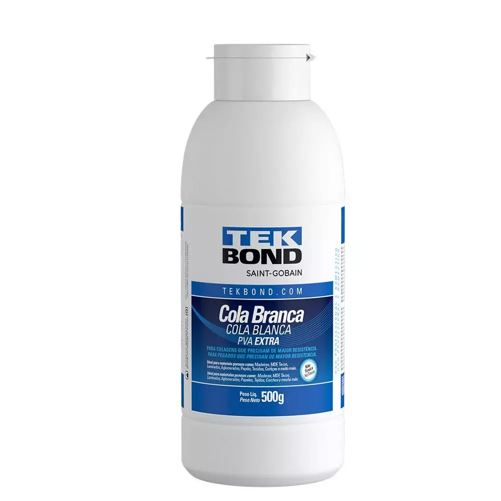 Cola Branca Extra 500GR Tekbond 69957367192