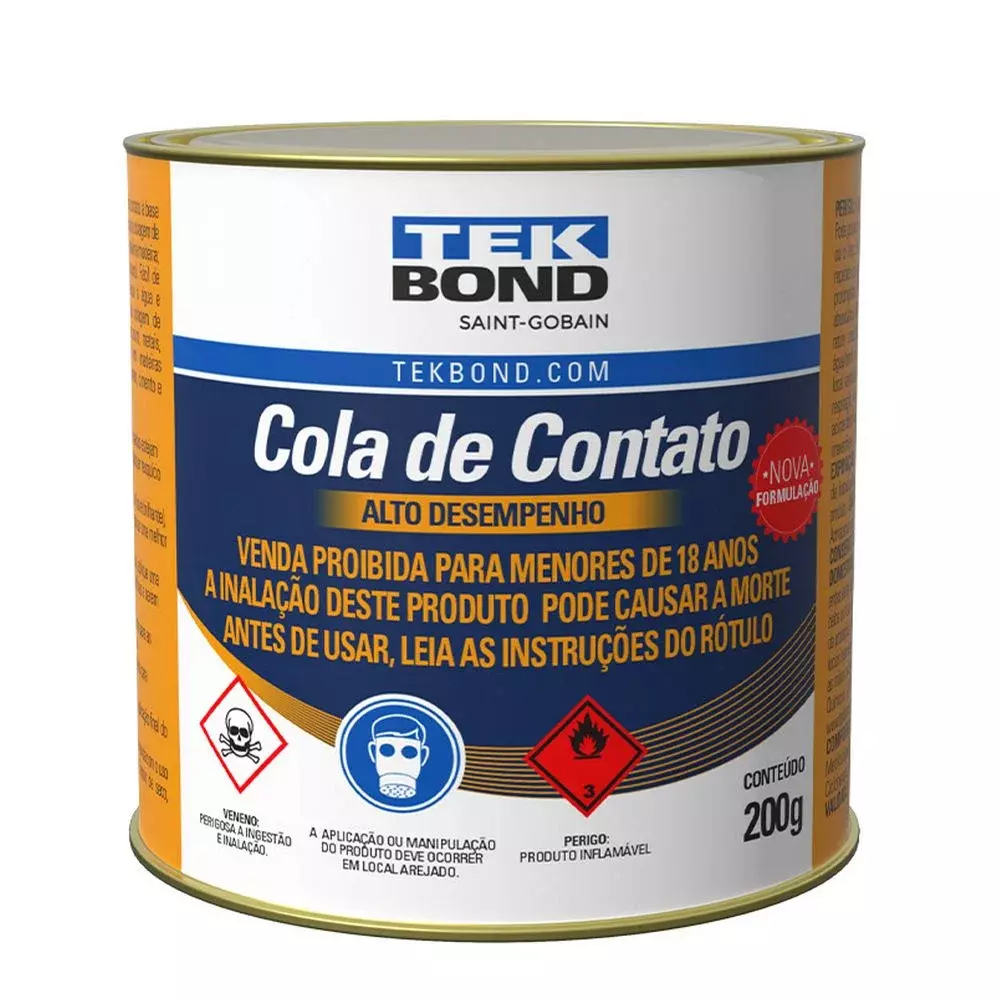 Cola de Contato 200G Tekbond 78072716135