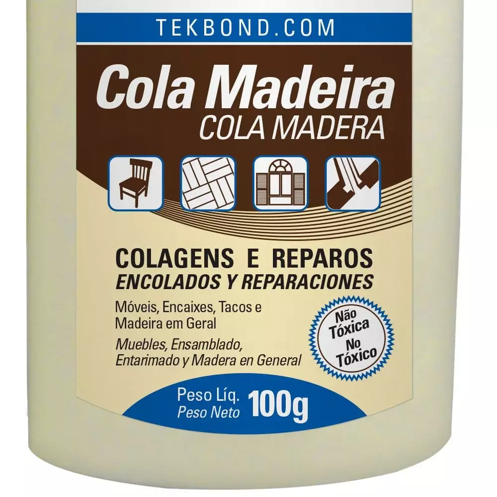 Cola para Madeira 100G Tekbond 69957321920