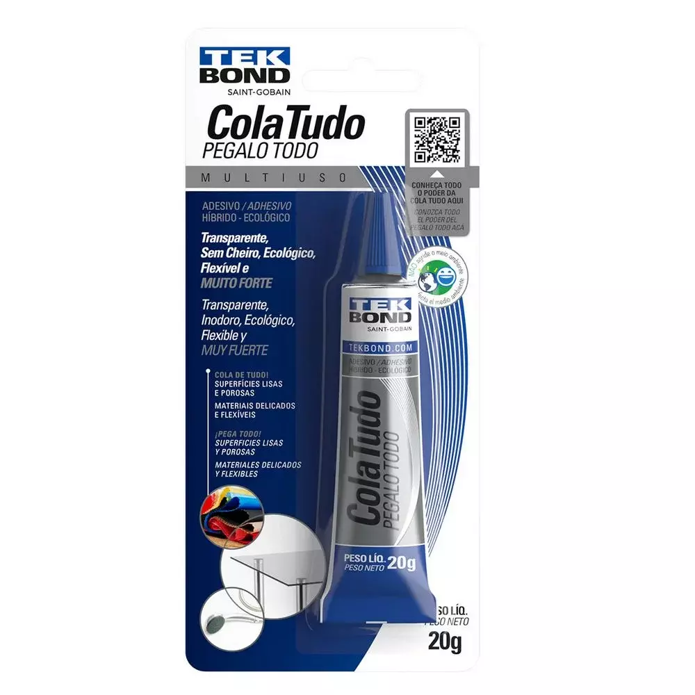 Cola Tudo Multiuso 20G Tekbond 69957367254