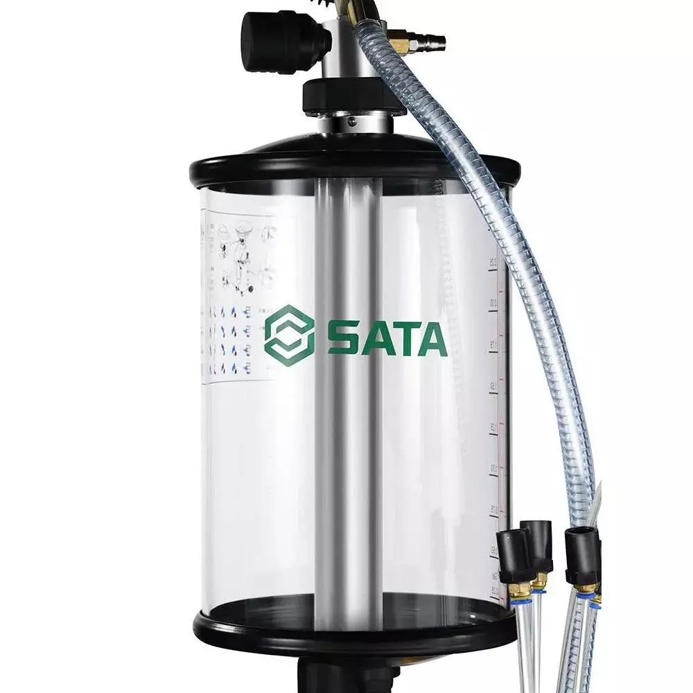 Coletor de Oleo a Vacuo Com Recipiente para Inspecao 70L Sata SCAE5701A-LA