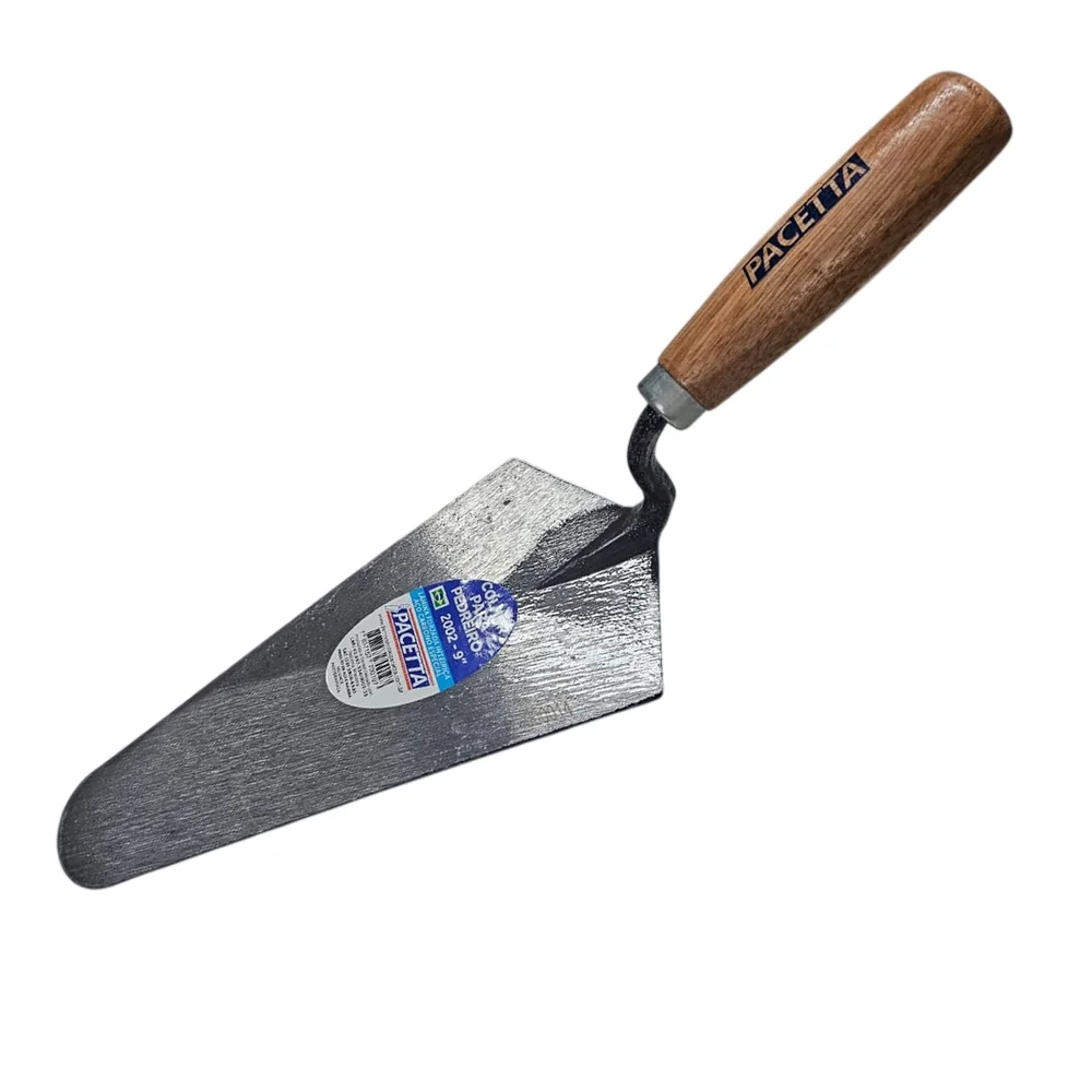 Colher de Pedreiro Canto Reto Forjada 9" Pacetta 2002