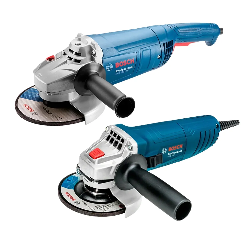 Combo 2 Esmerilhadeiras Angulares 4.1/2" 7" 110V Bosch GWS850+GWS2200