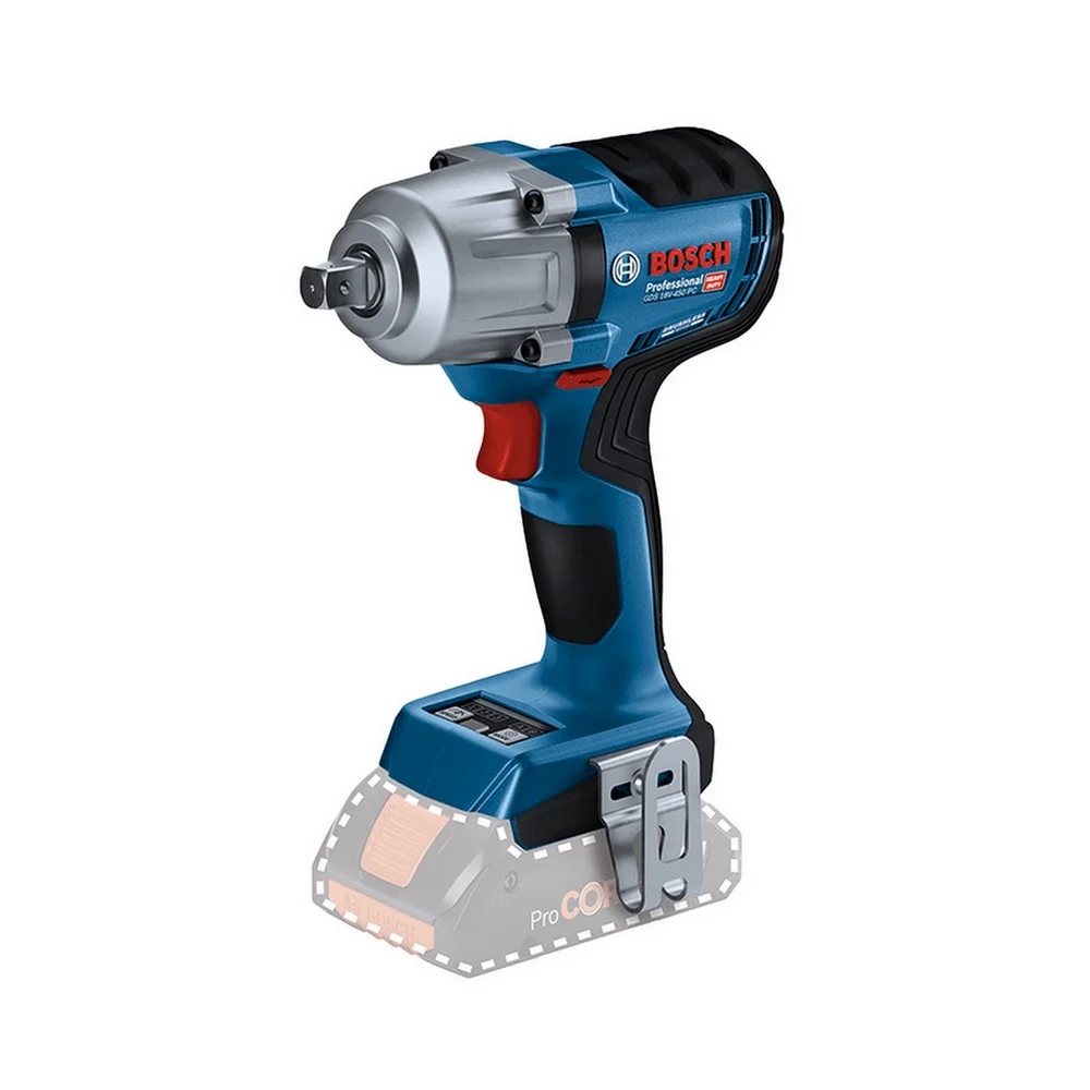 Combo Pague Menos Bosch 18V - Chave de Impacto 1/2" + Esmerilhadeira Angular 5" + 2 Baterias 18V 4ah e Carregador Bivolt BOSCH